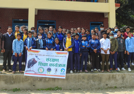 尼泊爾辛杜帕爾喬克縣白頸鸛保育項目 2019/20  Asian Woolly-necked Stork Conservation Programme in Sindhupalchok Nepal 2019/20